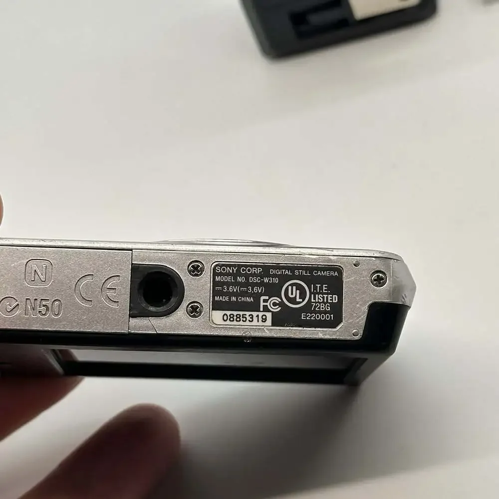 Sony Cyber-Shot DSC-W310 Digital Camera 12.1MP 4X Optical Zoom Lens Cover Sticks